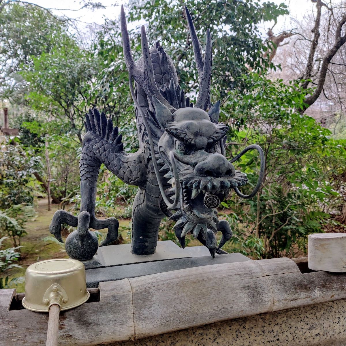 Dragon in temple